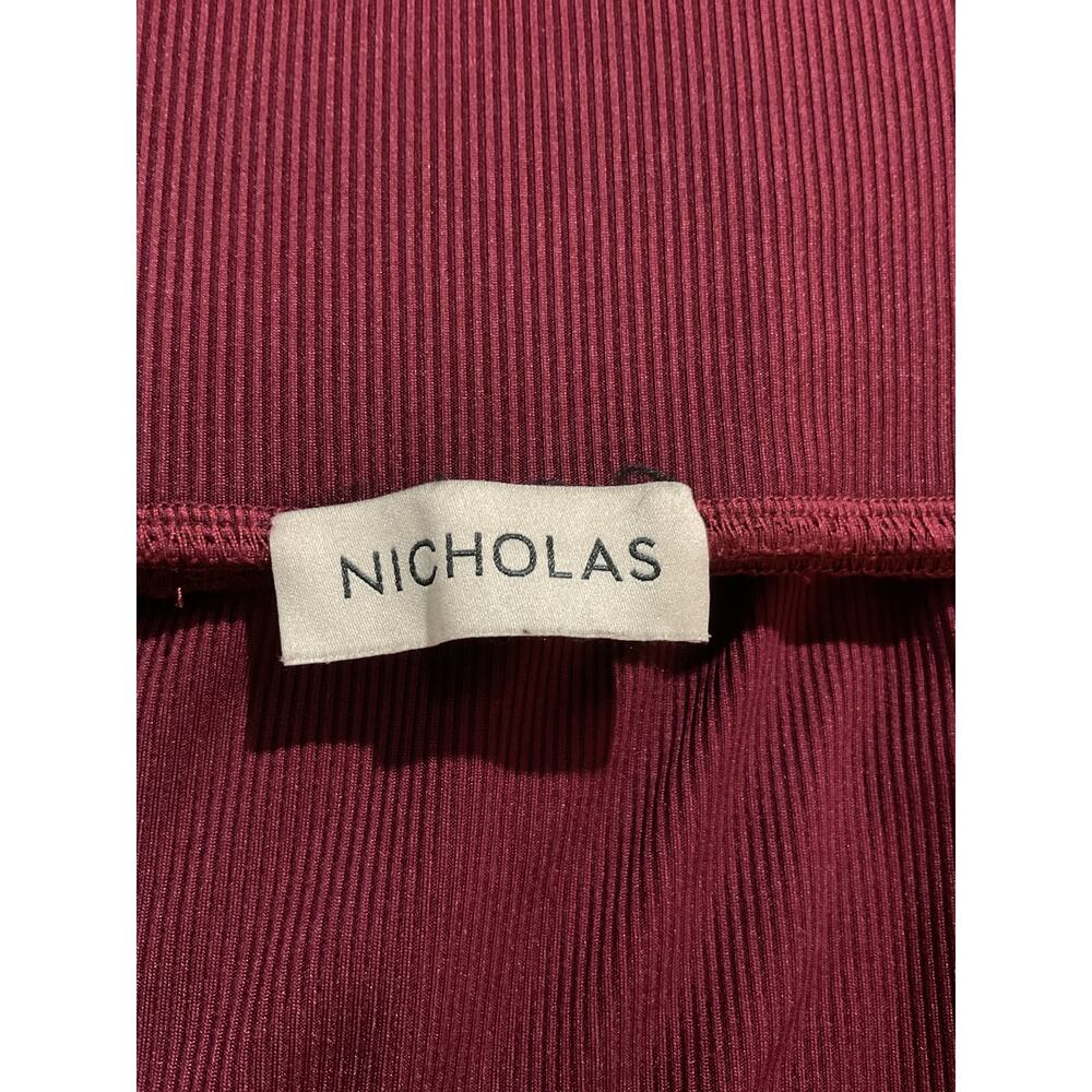 Nicholas Ribbed Prune Delia Leggings Size 0 - Picture 4 of 5